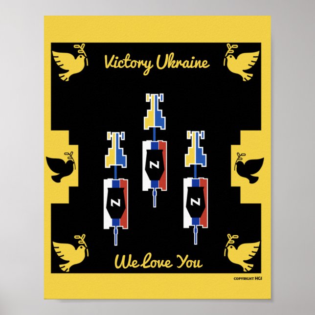 Ukraine war victory    poster (Front)