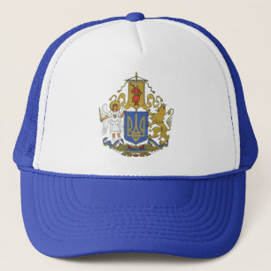 Ukraine Warrior Trident Crest Ball Cap