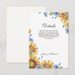 Ukraine Watercolor Details Enclosure Card