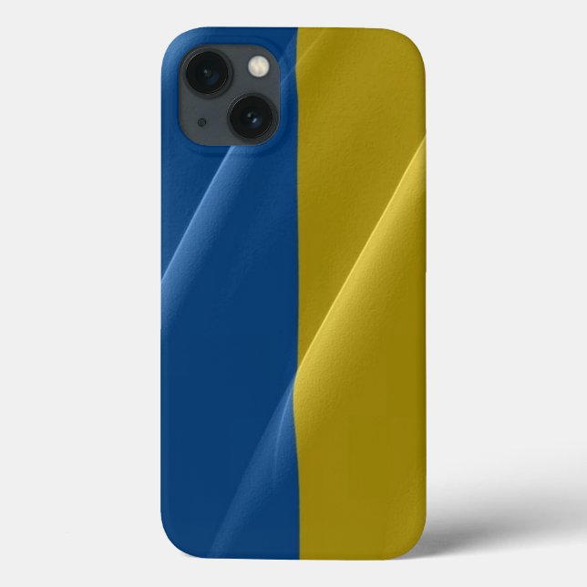 Ukraine Waving Flag - Case-Mate iPhone Case (Back)