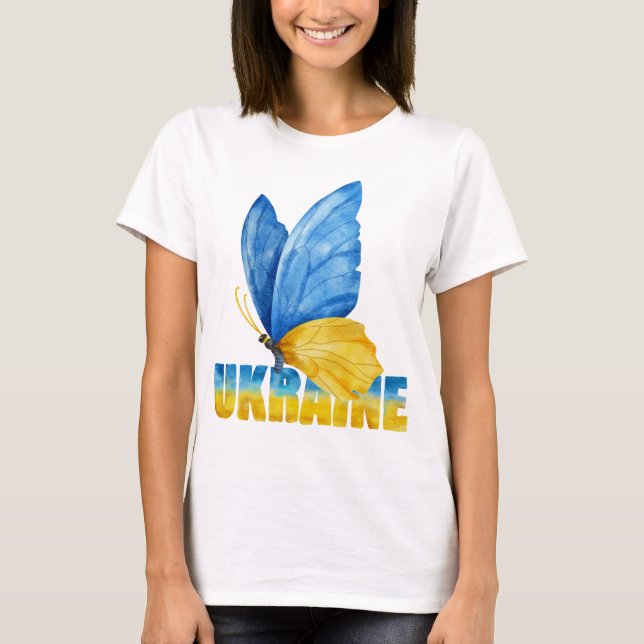 UKRAiNE WE STAND BY YOU T-Shirt (Front)