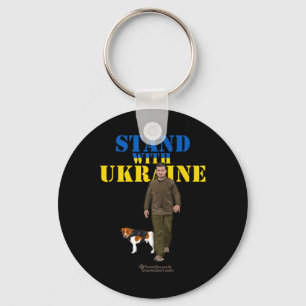 Ukraine Wolodymyr Selenskyj Patron Stand With Ukra Key Ring
