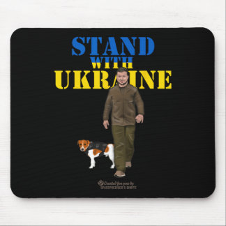 Ukraine Wolodymyr Selenskyj Patron Stand With Ukra Mouse Mat