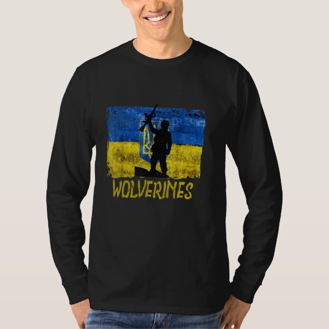 Ukraine wolverine T-Shirt (Front)