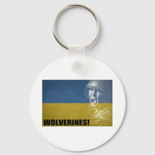 Ukraine Wolverines! Key Ring