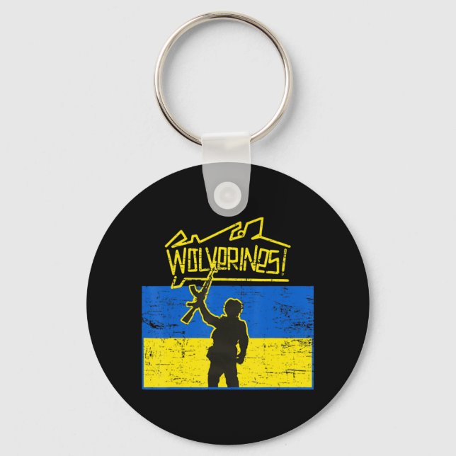 Ukraine  Wolverines  Key Ring (Front)