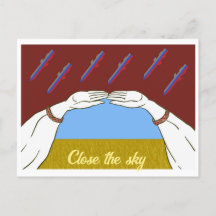 Ukraine "yellow and blue" peace sky