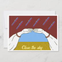 Ukraine "yellow and blue" peace sky