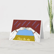 Ukraine "yellow and blue" peace sky