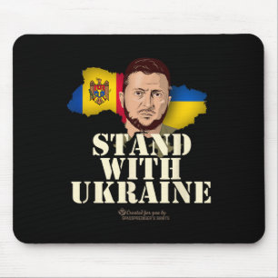 Ukraine Zelensky Flags Of Republic Of Moldova And Mouse Mat