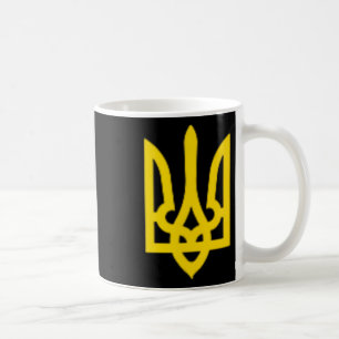 Ukraine Zelensky Ukrainian Trident Coat Of Arms Ze Coffee Mug