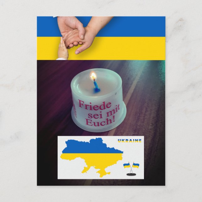 Ukraine's Peace with You Postcard (Front)