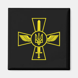 UKRAINIAN AIR FORCE EMBLEM UKRAINE ARMED FORCES UA MAGNET