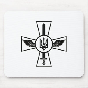 Ukrainian Air Force Emblem Ukraine Armed Forces Ua Mouse Mat