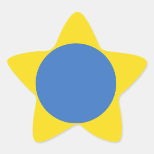Ukrainian Air Force Roundel Star Sticker