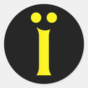 Ukrainian Alphabet Initial Letter Ukraine Funny Hu Classic Round Sticker