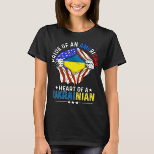 Ukrainian American Foreign Ukraine Flag T-Shirt