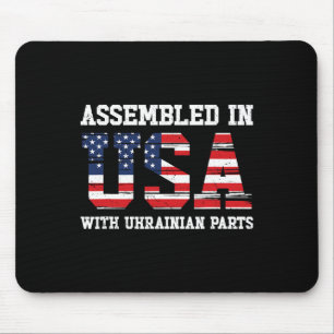 Ukrainian American Patriot Usa Grown Ukraine Us Fl Mouse Mat