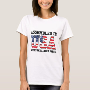 Ukrainian American Patriot Usa Grown Ukraine Us Fl T-Shirt