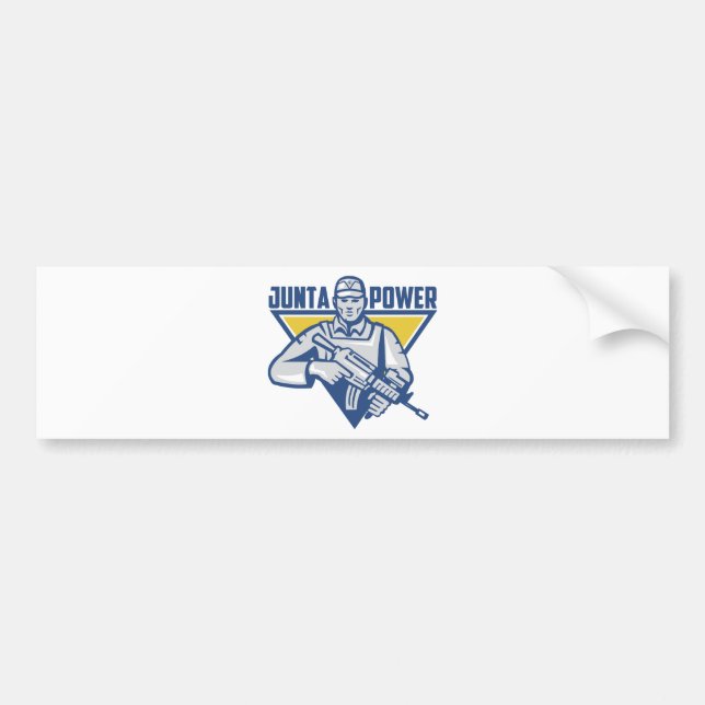 Ukrainian Army Junta Power Bumper Sticker (Front)