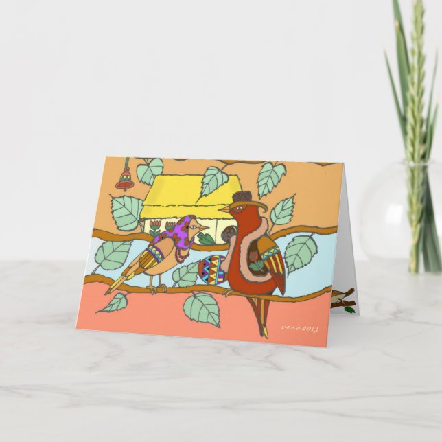 Ukrainian Birds Have a New Home Card (Front)