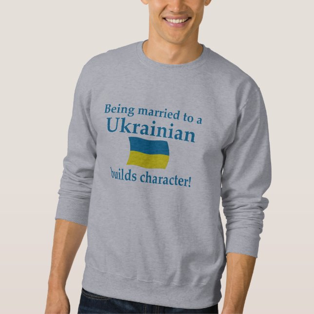 Ukrainian Builds Character Sweatshirt (Front)