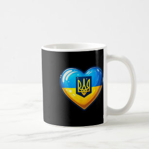 Ukrainian Bynner Fan Ukraine Flag Art Cute Heart  Coffee Mug
