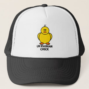 Ukrainian Chick Trucker Hat