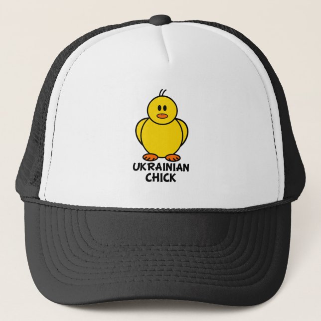 Ukrainian Chick Trucker Hat (Front)