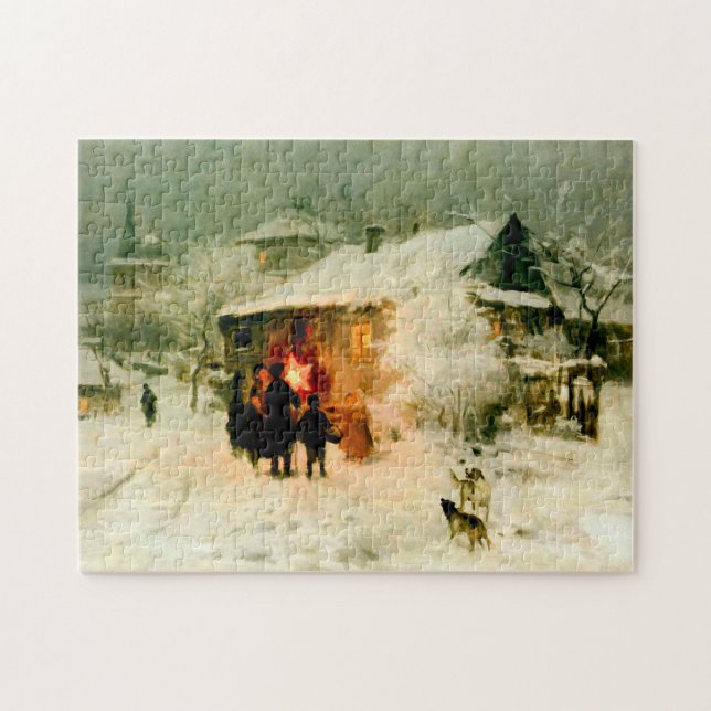 Ukrainian Christmas Carolers Jigsaw Puzzle (Horizontal)