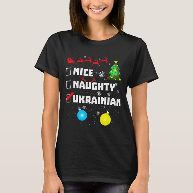 Ukrainian Christmas  T-Shirt (Front)