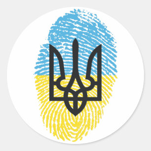Ukrainian Classic Round Sticker