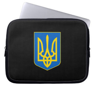 Ukrainian coat of arms laptop sleeve