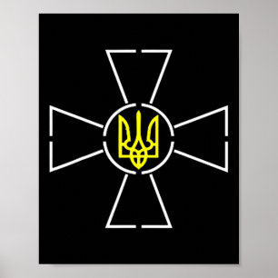 Ukrainian Coat Of Arms Shirt President Zelensky Uk Poster