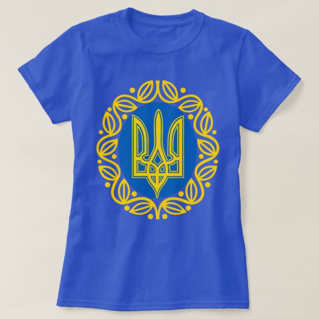 Ukrainian Coat of Arms T-Shirt (Design Front)