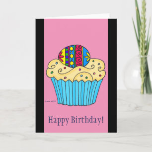Ukrainian Cupcake by Vera Trembach Card
