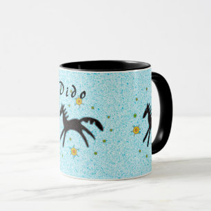 Ukrainian Dido Grandfather Horse Mug