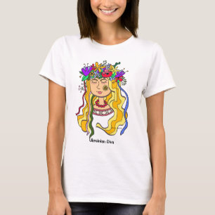 Ukrainian Diva Ukrainian Folk Art T-Shirt