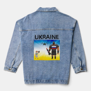 Ukrainian Drone Dominance Denim Jacket