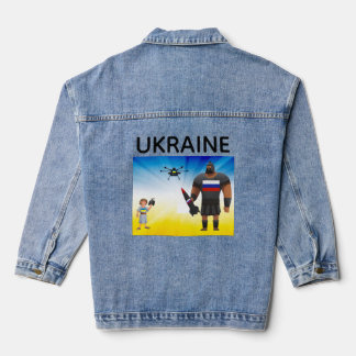 Ukrainian Drone Dominance Denim Jacket