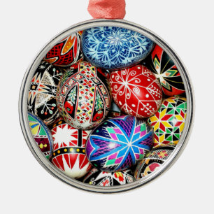Ukrainian Easter Eggs Metal Tree Decoration
