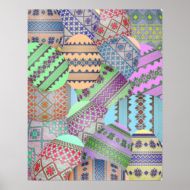 Ukrainian Easter Eggs (Pysanky) Poster (Front)