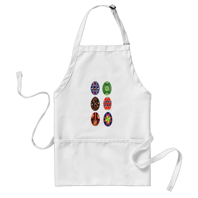 Ukrainian Easter eggs pysanky Standard Apron (Front)