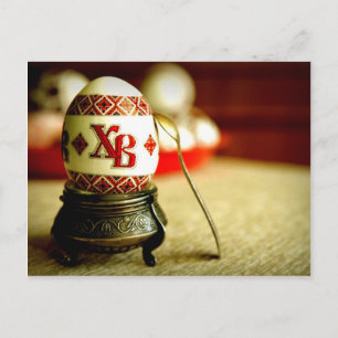 Ukrainian Easter Holiday Postcard