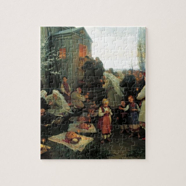 Ukrainian Easter/velyk Den' Blessing Jigsaw Puzzle (Vertical)
