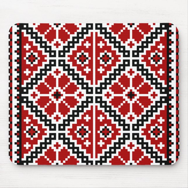 Ukrainian embroidery mouse mat (Front)