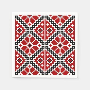 Ukrainian embroidery napkin