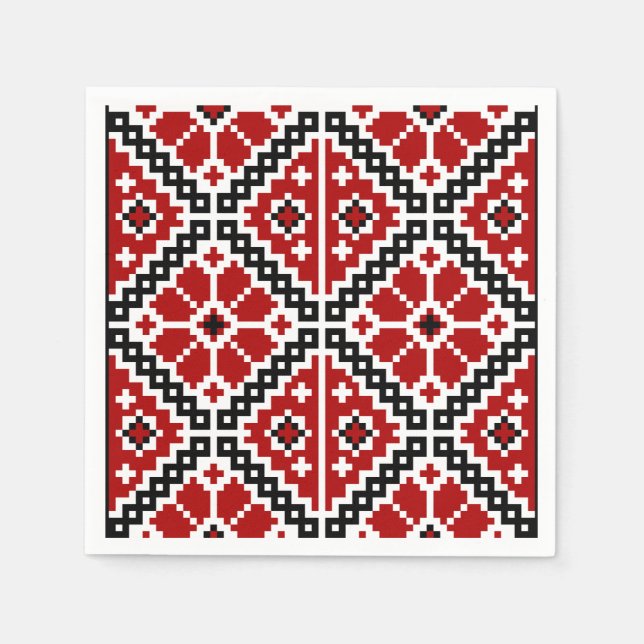 Ukrainian embroidery napkin (Front)