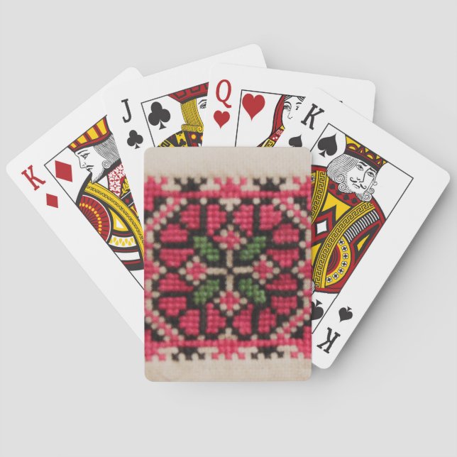 Ukrainian Embroidery Playing Cards (Back)