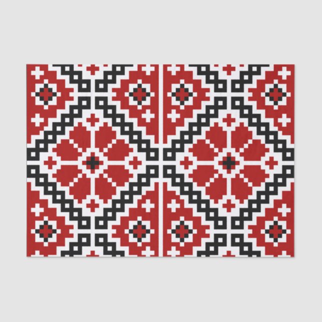 Ukrainian embroidery tissue paper (Front)